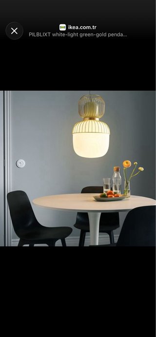 Lámpara colgante IKEA PILBLIXT