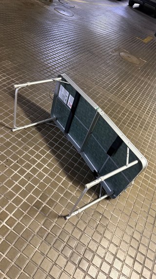Mesa plegable camping con 4 taburetes