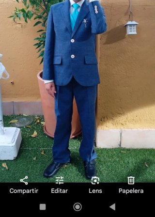 Traje completo niño y zapatos
