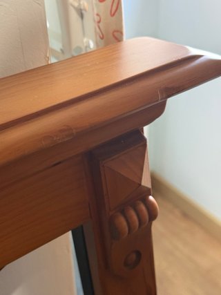 Cabecero madera pino de primera especial