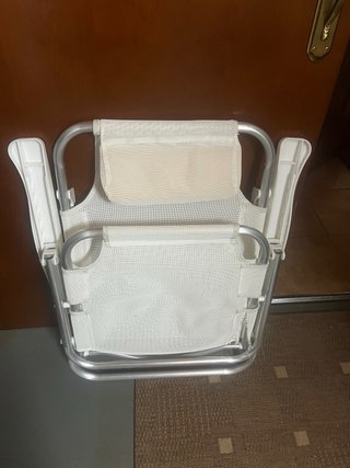 Hamaca silla baja blanca
