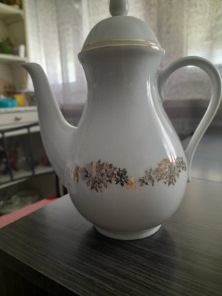 Juego de café Santa Clara porcelana, 4 tazas, 4 p