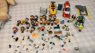 Pim y Pom figuras y vehículos