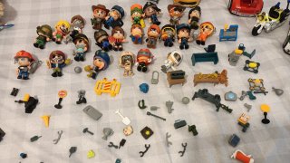 Pim y Pom figuras y vehículos