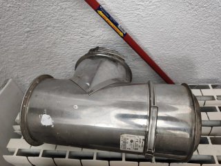 Tubo chimenea caldera de doble capa
