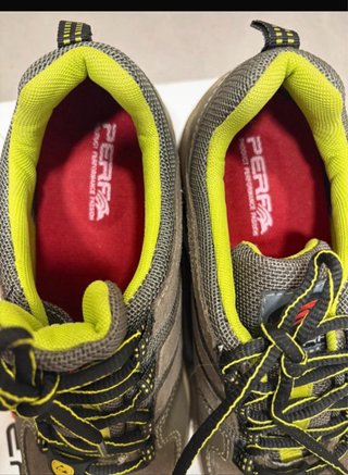 Zapatos de seguridad Perf ESD Marrón/Gris