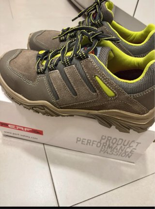 Zapatos de seguridad Perf ESD Marrón/Gris