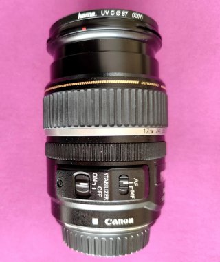 Lente Canon EF 17-85mm 4-5.6 IS USM Enfoque Manual