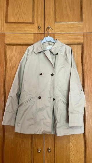 Gabardina niña Zara beige