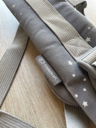 Mochila Portabebés Kinderkraft Huggy Gris Estrella