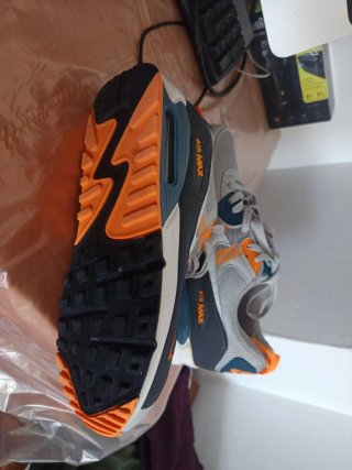 Nike Air Max Deportivas Gris Naranja