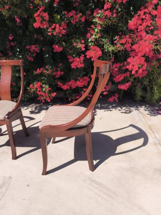 Juego de 4 sillas de comedor de madera