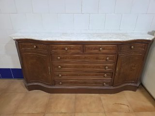 Cómoda Vintage Mármol y Madera