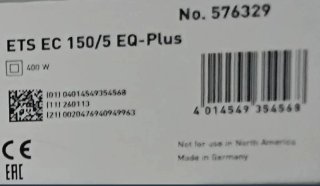 Festool ETC EC 150/5 EQ-Plus Levigatrice No.576329