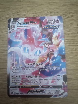 Carta Pokémon Sylveon VMAX TG15/TG30