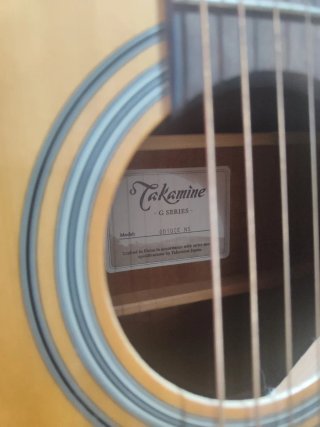 Guitarra Electroacústica Takamine con funda