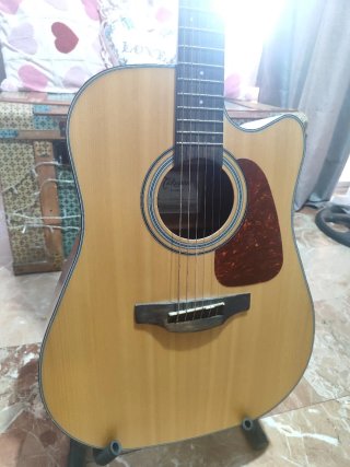 Guitarra Electroacústica Takamine con funda