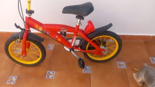 Bici infantil Ricko Zoom roja de 14"