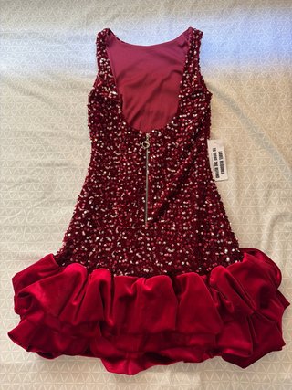 Vestido Sorellas rojo lentejuelas