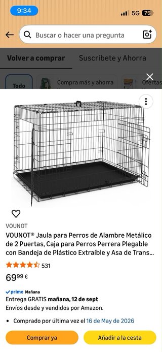 Jaula Perros VOUNOT