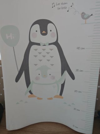 Cambiador bebé pingüino con funda