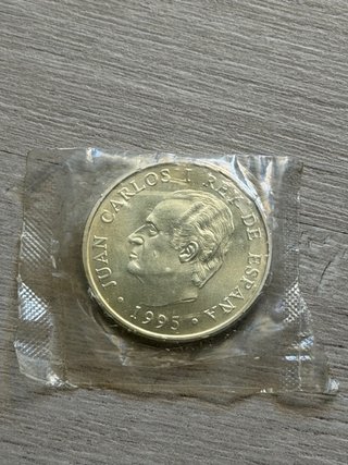 Moneda Plata 2000 Pesetas 1995 FNMT Sellada