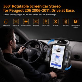 Pantalla Carplay/Android Auto Peugeot