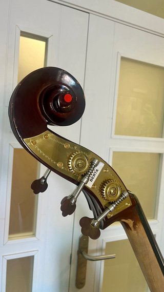Contrabajo E.Kreutzer 1/4 con arco, funda y soport