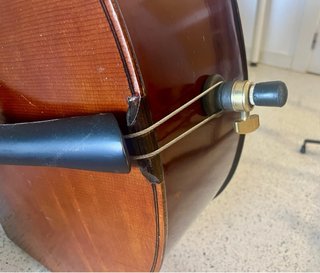 Contrabajo E.Kreutzer 1/4 con arco, funda y soport