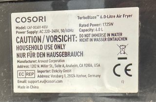 Cosori TurboBlaze 6L – Freidora de aire / Air Frye