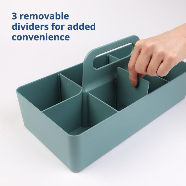 Blue Ginkgo Caddy Organizador Teal