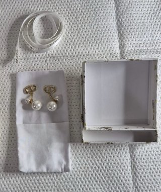 Orecchini Dior CD Perle Oro