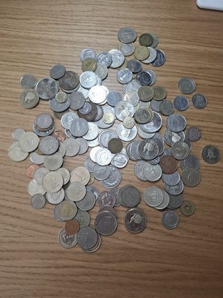 Lote de un 1 Kilo Monedas Mundo (Lote 1)