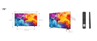 TV TCL 75" Android TV UHD LED 75P655
