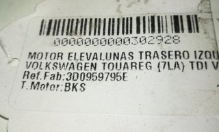 Motor elevalunas 3d0959795e volkswagen touareg