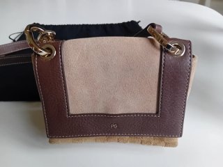 Bolso Purificación García Piel y Ante