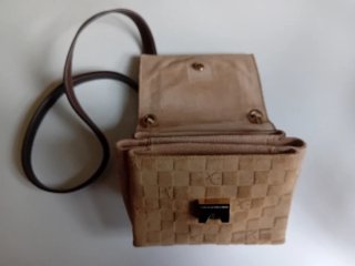 Bolso Purificación García Piel y Ante