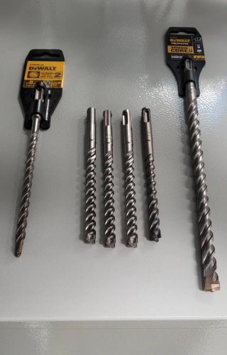 Brocas SDS-Plus DeWalt 8mm y 12mm