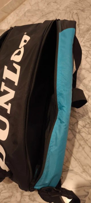 Paletero Dunlop Negro y Azul