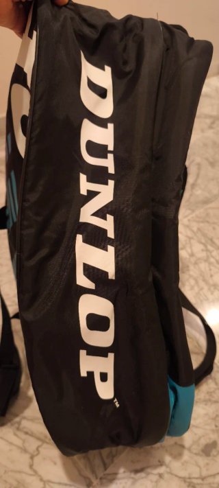 Paletero Dunlop Negro y Azul