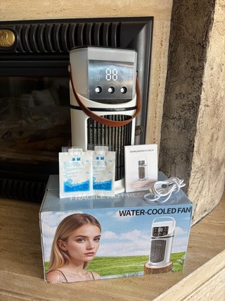 Ventilador Enfriador Agua + Cable