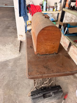Máquina de coser Singer antigua