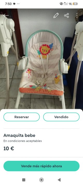 Hamaca para bebé