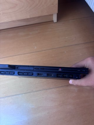 Consola PlayStation 2 Negra + Mando Con juegos