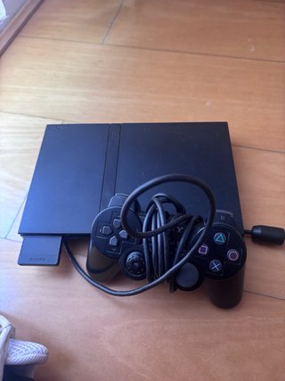 Consola PlayStation 2 Negra + Mando Con juegos