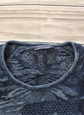 Jersey Punto Tommy Hilfiger Mujer Azul Talla XL