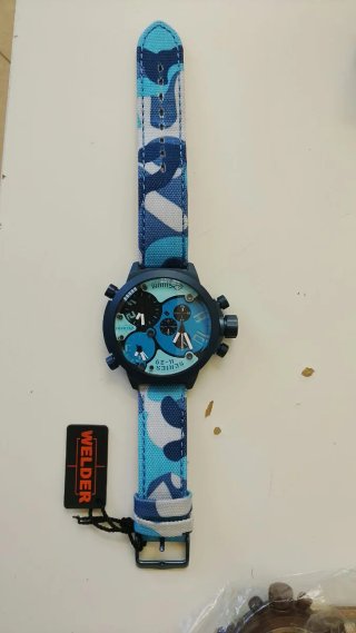 Reloj Welder K-29 Azul Camuflaje