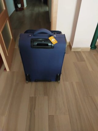 Maleta de viaje azul