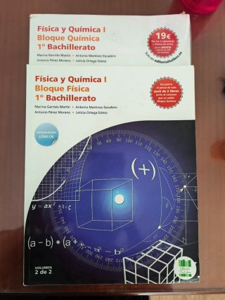 Libros Física y química 1 , 1°Bachillerato pack 2