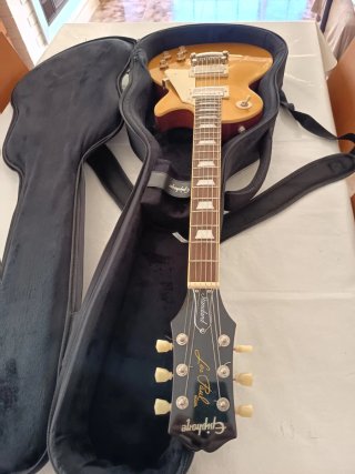 Guitarra eléctrica Epiphone Les Paul Std. Gold top